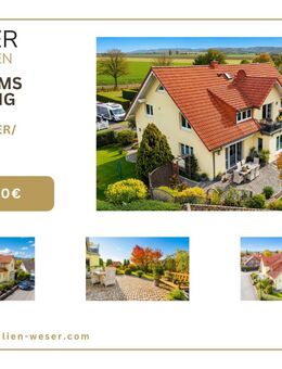 Großzügige Erdgeschosswohnung mit traumhaftem Garten zur Alleinnutzung in Böbber (Bad Münder) - Bad Münder (Deister)