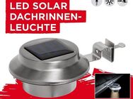 IC Gardenstyle Dachrinnenleuchten Dachrinnen-Leuchte, LED fest integriert, Warmweiß, Set mit 2 Stück