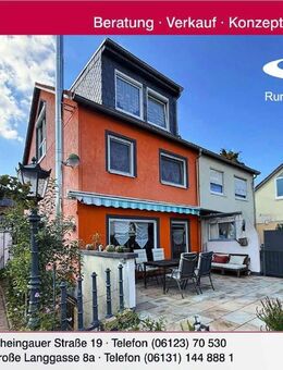 Schöne Doppelhaushälfte mit Terrasse und großem Garten in 1-A Wohnlage - Wallertheim