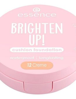 Essence Foundation BRIGHTEN UP! cushion foundation, Flüssige Textur, mittlere Deckkraft, wasserfest, alle Hauttypen