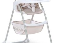Hauck Hochstuhl Sit N Fold, beige, schmal faltbar