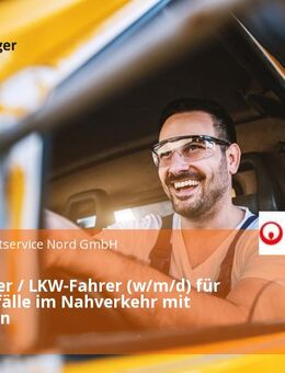 Kraftfahrer / LKW-Fahrer (w/m/d) für Sonderabfälle im Nahverkehr mit ADR-Schein - Lübeck