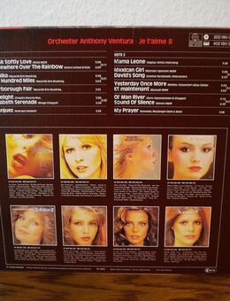 Anthony Ventura-Je t´aime 8-Traummelodien-Vinyl-LP,1979 - Linnich