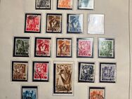 Briefmarkensammlung Saarland gestempelt auf Kabe Vordrucken 1946-1958 - Stuttgart