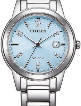 Citizen Solaruhr FE1241-71L, Armbanduhr, Damenuhr, Edelstahlarmband, Datum