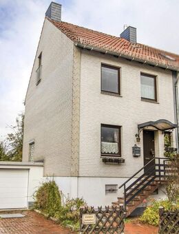 Bremen-Kattenesch: Gepflegtes Reihenendhaus mit eigener Garage in ruhiger Wohnlage - Bremen