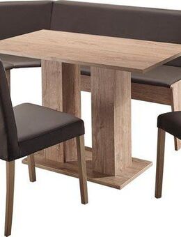 massivline&more Eckbankgruppe Sylt, (Set, 4-tlg), Eckbank ist umstellbar, Eckbank mit Truhe