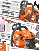Benzin Kettensäge Motorsäge Forst Waldarbeit im XXL Starter Set Set322112 in 38855