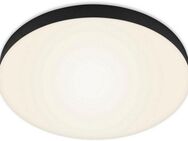 Briloner Leuchten Deckenleuchte LED Aufbauleuchte Flame, LED fest integriert, Warmweiß, Deckenlampe, 38,7x3,6cm, 24,5W, Wohnzimmer, Schlafzimmer, Küche