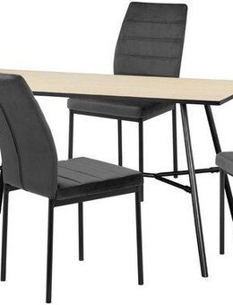 INOSIGN Essgruppe Canningtone, TOPSELLER!, OTTOs Choice, (Esszimmer, Essgruppe, Sitzgruppe TOPSELLER), Metall Gestell, Tischplatte MDF mit Melaminbeschichtung, OTTOs Choice