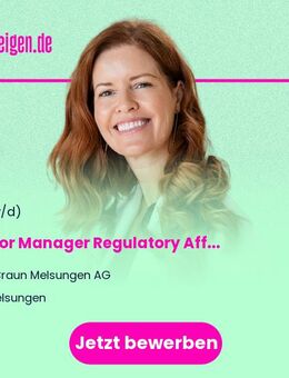 Senior Manager (w/m/d) Regulatory Affairs - Melsungen