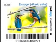 Biberpost: "Vögel: Eisvogel (1)", Satz, postfrisch - Brandenburg (Havel)