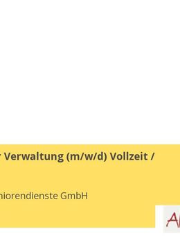Mitarbeiter Verwaltung (m/w/d) Vollzeit / Teilzeit - Dresden