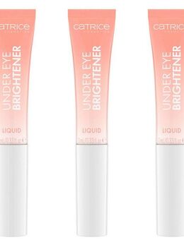 Catrice Augenpflege-Set Under Eye Brightener Liquid, 3-tlg., Roséton, aufhellend, leicht, glattes Finish