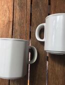 Hutschenreuther Porzellan Hotel Serie Tassen Set Weiß in 36043