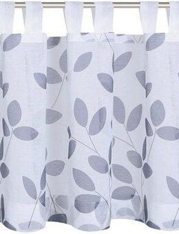 Gerster Scheibengardine Fay, Schlaufen (1 St), transparent, HxB: 50x140, mit modernem Druckdesign