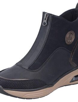Rieker Schlupfboots, Stiefelette, High Top Sneaker, Keilabsatz, mit Anziehlasche