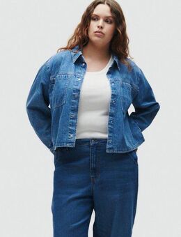 TOM TAILOR Denim Jeansbluse mit Brusttaschen