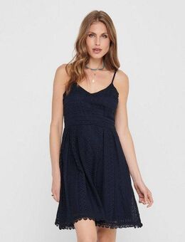 ONLY Trägerkleid ONLHELENA – Trägerkleid aus Baumwolle für den Sommer regular fit, feminin, Baumwolle, Web, V-Ausschnitt