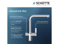 Schütte Spültischarmatur AQUASTAR PRO mit Filtersystem für Trinkwasser, praktische Cold-Start-Funktion