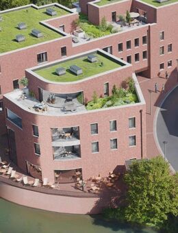 "Haus Aa-Terrassen" - Neubau-Wohnungen und Gastronomie im Mühlenareal in Borken - Borken