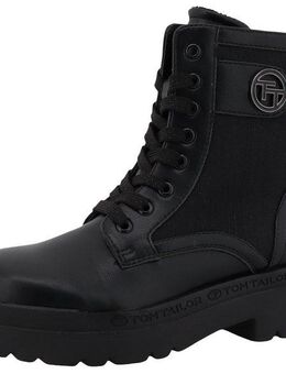 TOM TAILOR Schnürboots, Blockabsatz, Schnürstiefelette in bequemer Weite G (weit)