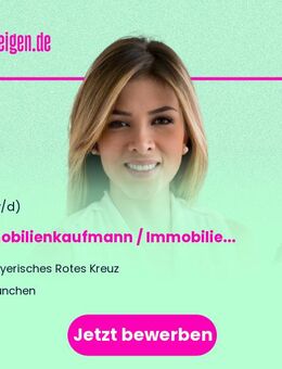 Immobilienkaufmann / Immobilienkauffrau (m/w/d) für die Abteilung Liegenschaften - München