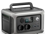 Tragbare Powerstation, 299Wh LiFePO4 Batterie mit 2x 600W (1200W Spitze) AC Ausgang Solargenerator, 0-100% Schnellladung in 1 Stunde für Garten Party Reise Camping Wohnmobil Notfall - Mannheim