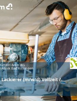 Maler und Lackierer (m/w/d) Vollzeit / Teilzeit - Bad Kissingen