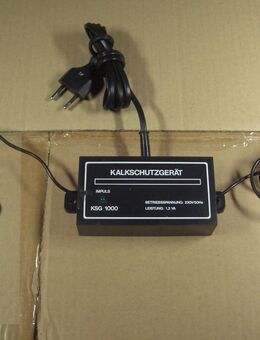 Kalkschutzgerät KSG 1000 Magnetfeldgenerator zum Entkalken der Wasserleitungen und zum Schutz vor neuen Kalkablagerungen. Zusätzlicher Korrosions-Schutz der Leitungen. - Oberhaching
