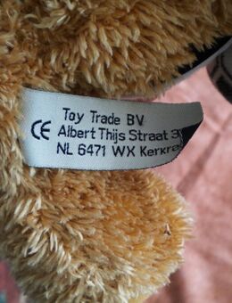 Toy Trade-Plüsch-Fußball ist meine Welt-Teddy,ca. 23 cm - Linnich