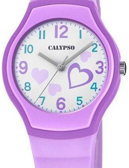CALYPSO WATCHES Quarzuhr Junior Collection K5806/3, Armbanduhr, Kinder, Herzmotiv, Geschenkidee, Geburtstag, Schulanfang