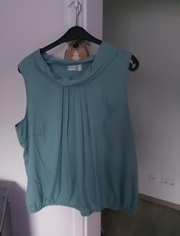 Ärmellose Bluse in Türkis Gr. 50 - Kaiserslautern