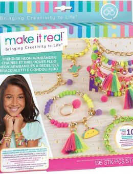 Make it real Kreativset Neon Armbänder