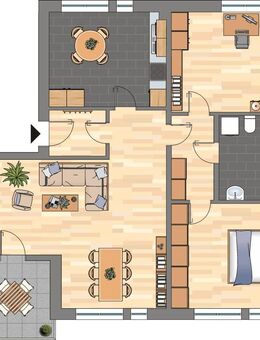 Helle, renovierte 3-ZKB-Balkonwohnung in der City zu vermieten! - Wilhelmshaven