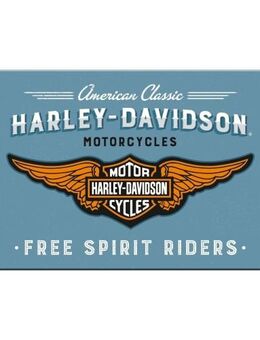 Schöner Harley-Davidson Kühlschrankmagnet Biker Motorrad - München