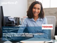 Mitarbeiter*in (m/w/d) Officemanagement / Empfang in Vollzeit oder Teilzeit - Düsseldorf