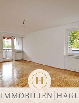 Geräumige 3-Zimmer-Erdgeschosswohnung mit Balkon und Parkettboden - Vaterstetten