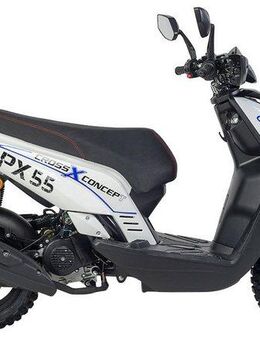 GT UNION Motorroller PX55 Cross Conzept 25, 49,6 ccm, 25 km/h, Euro 5, Luftgekühlter Motor