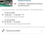 Bali Indonesien reise Anfang Oktober für 2 Erwachsene - Ludwigshafen (Rhein)