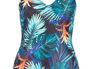 URBAN CLASSICS Monokini Urban Classics Damen Ladies High Leg Pattern Swimsuit