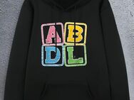 Adult Baby ABDL Hoodie Känguru Tasche schwarz in XL - Augsburg