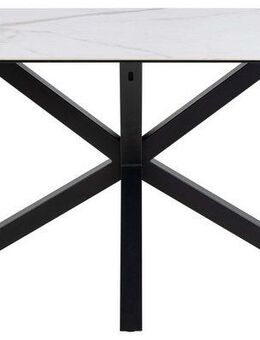ACTONA GROUP Esstisch Heaven, Tisch, Tischplatte aus Keramik, Kreuzgestell, 135x80x75.5cm