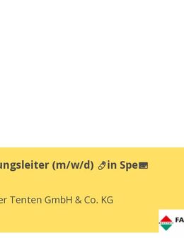 Niederlassungsleiter (m/w/d) „in Spe“ - Bonn