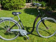 Fahrrad, Cityrad, Damenrad, Herrenrad, GÖRICKE, Tiefeinsteiger, 28 Zoll, Schwarz Silber, sehr wenig gefahren - Hamburg Wandsbek