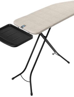 Brabantia Bügelbrett Bügeltisch C, 124 x 45 cm, Dst-Ablage Solide, Bügelfläche 124x45 cm, Fairtrade-zertifiziert