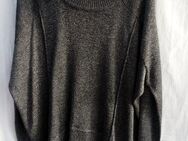 festlicher Pullover von Fransa Gr. M oversized grau mit silber - Hamburg