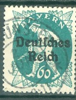 Deutsches Reich gestempelt Nr. 126, genau wie auf dem Bild zu sehen. - Porta Westfalica Zentrum