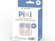 Catit PIXI Trinkbrunnen, weiß Zubehör: Ersatzfilter, 6 Stück (OHNE Trinkbrunnen)