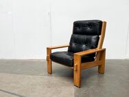 Mid Century Asko Bonanza Armchair Sessel zu Space Age Teak 60er - Hamburg Hamburg-Nord